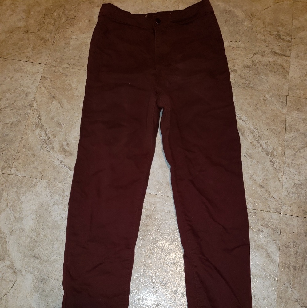 High waist skinny jeans